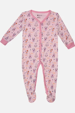 BodyCare Infants Printed Pure Cotton Sleepsuit