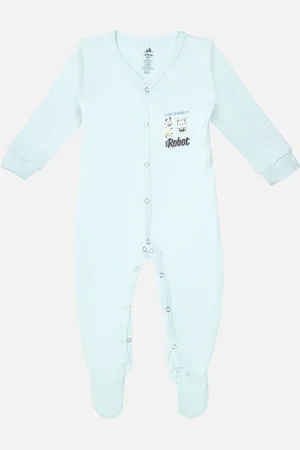 BodyCare Infant Boys Mickey Mouse Printed Pure Cotton Sleepsuit