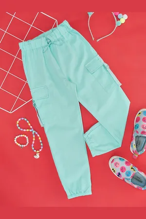 Pantaloons Girls Mid-Rise Pure Joggers