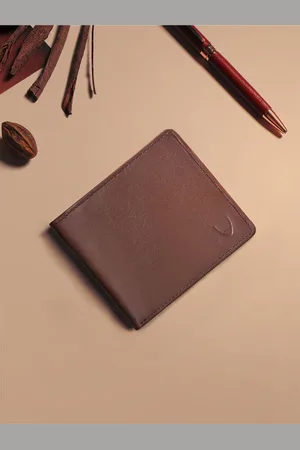 Hidesign Men Tan Solid Leather Two Fold Wallet