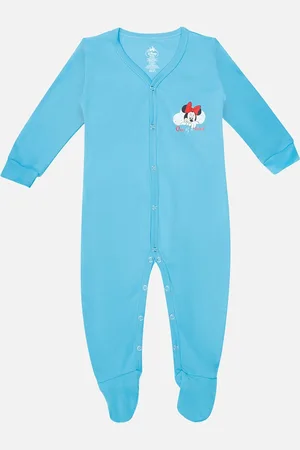 BodyCare Infant Girls Minnie Mouse Printed Pure Cotton Sleepsuit