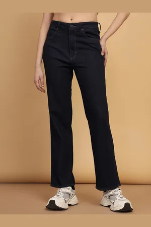 Wrangler Women Straight Fit High-Rise Stretchable Jeans