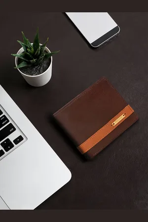 Hidesign Men Brown Solid Two Fold Leather Wallet