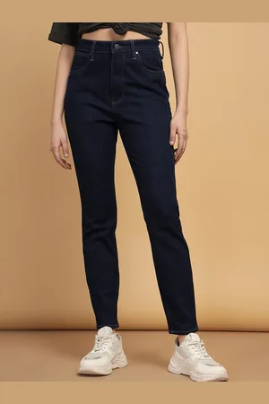 Wrangler Women Slim Fit High-Rise Stretchable Jeans