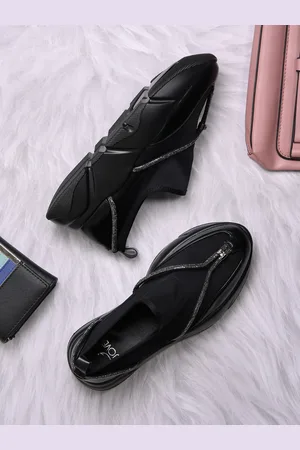 Jove Women PU Slip-On Sneakers