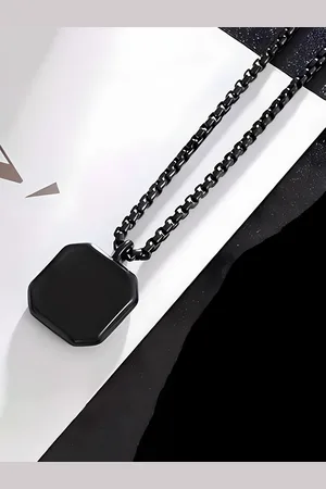 KARISHMA KREATIONS Geometric Pendants with Chains