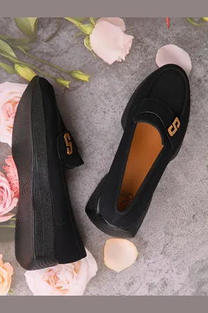 Jove Women Colourblocked PU Slip-On Sneakers