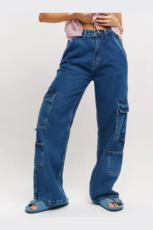 FREAKINS Women Relaxed Fit Mid-Rise Light Fade Pure Cotton Jeans
