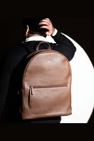 Eske Leather Padded Backpack
