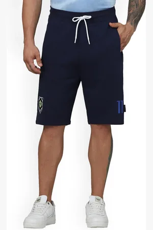 Celio Men Blue Lock Printed Shorts