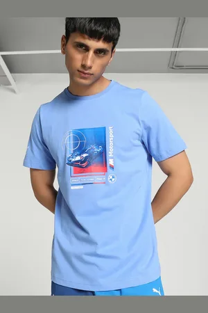 PUMA BMW M Graphic Printed Cotton T-shirt
