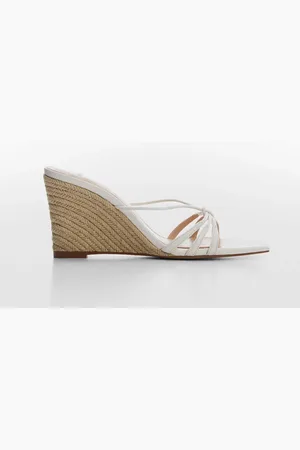 Heel leather sandals - Woman | MANGO OUTLET Greece