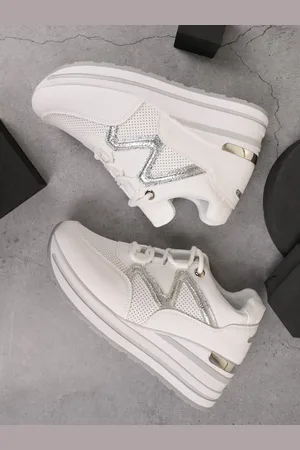 Jove Women Colourblocked PU Sneakers