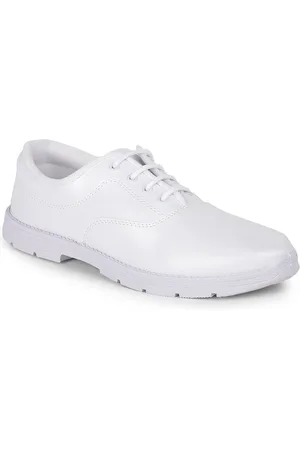 Liberty Kids White Solid Sneakers