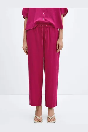 100% linen pants - Women | Mango USA | Linen pants women, Womens linen  trousers, Pants for women