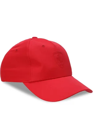 PUMA Embroidered Scuderia Ferrari Youth Motorsport Baseball Cap