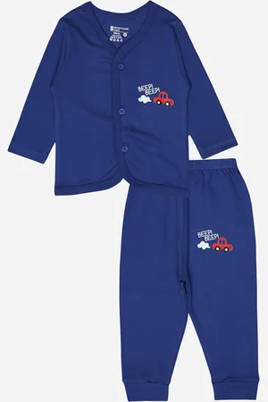 BodyCare Printed V-Neck Shirt with Joggers
