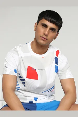 PUMA BMW M Printed Cotton T-shirt