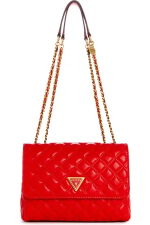 Guess Quilted Structured Shoulder Bag