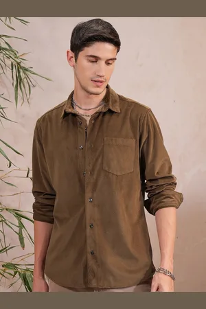 LocoMotive Luxe Slim Fit Textured Party Evening Shirt