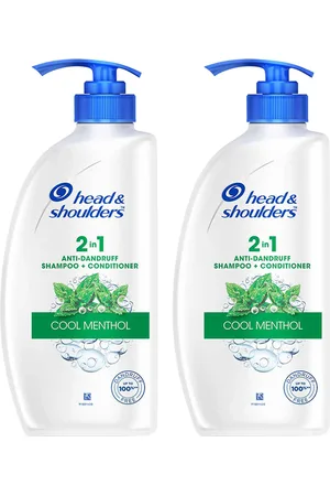 Head & Shoulders Set of 2 Cool Menthol Anti-Dandruff Shampoo & Conditioner - 650ml each