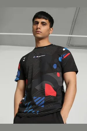 PUMA BMW M Printed Cotton T-shirt