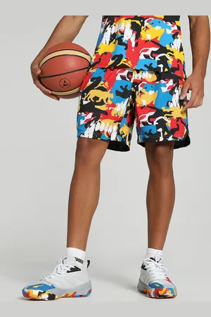 PUMA Winners Circle Men Floral Printed Basketball Shorts