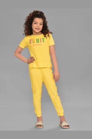 MiArcus Girls Printed Pure Cotton Top with Trousers