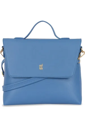 Baggit PU Structured Satchel with Bow Detail
