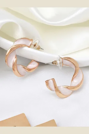 Joker & Witch Contemporary Half Hoop Earrings
