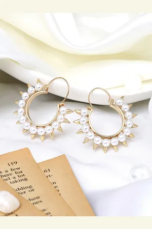 Joker & Witch Contemporary Hoop Earrings