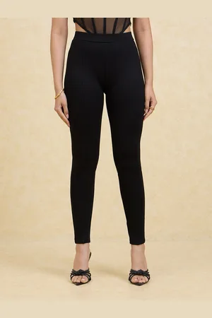 20Dresses Women Black Skinny Fit High Waist Jeggings
