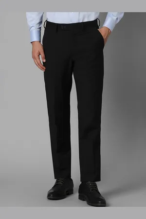 Buy LOUIS PHILIPPE Checks Polyester Regular Fit Men's Formal Trousers |  Shoppers Stop