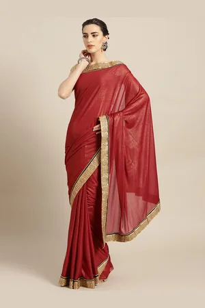 Buy Grey Sarees for Women by CHHABRA 555 Online | Ajio.com