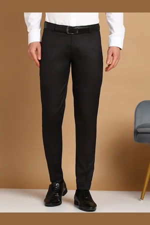 FUBAR Men Mid-Rise Formal Trousers