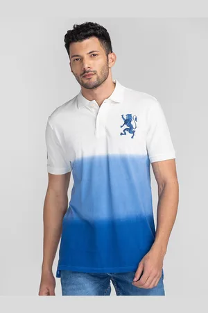 Giordano Colourblocked Polo Collar Slim Fit T-shirt