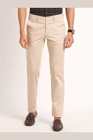 Turtle Men Relaxed Skinny Fit Cotton Trouser