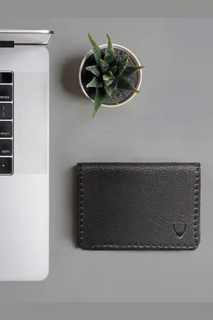 Hidesign Men Textured Leather Two Fold Wallet