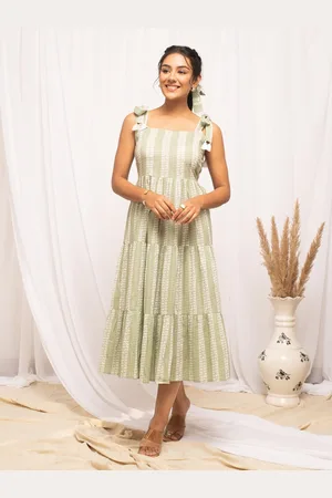 FIORRA Fit & Flare Midi Dress