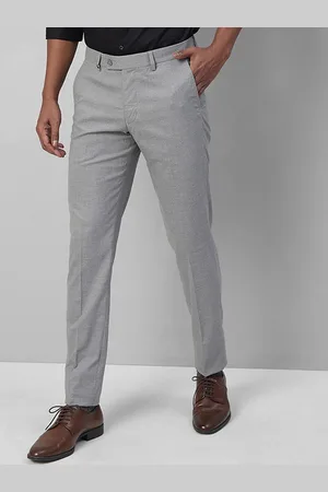 Turtle Men Checked Tailored Skinny Fit Trousers