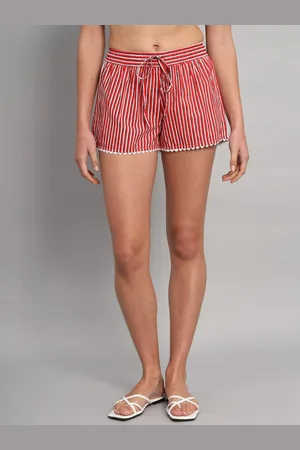 HANDICRAFT PALACE Women Striped Cotton Shorts