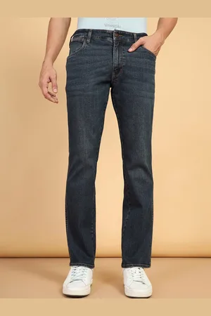 Wrangler Men Vegas Skinny Fit Low-Rise Light Fade Stretchable Jeans