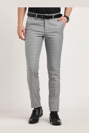Turtle Men Checked Tailored Skinny Fit Trouser