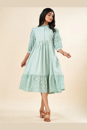 Multi-coloured Print Dress - Selling Fast at Pantaloons.com
