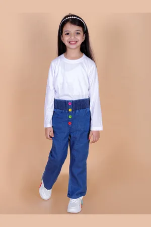 Superminis Girls Comfort Embellished Stretchable Jeans