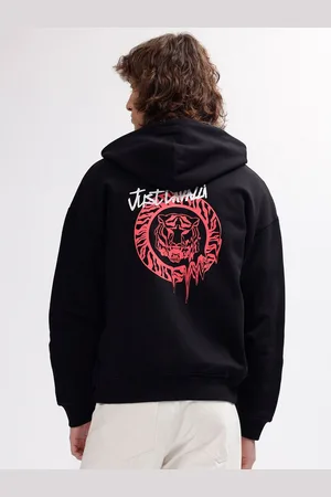 Roberto Cavalli Men Hooded Sweatshirt