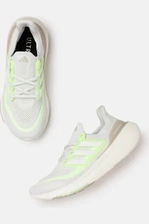 adidas Women Woven Design Round-Toe Ultraboost Light Running Shoes with Striped Detail