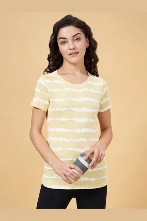 Pantaloons Tie & Dye Dyed Pure Cotton T-shirt