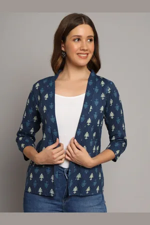 Kalini Ethnic Printed Cotton Shrug