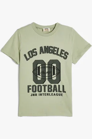Koton Boys Typography Printed Pure Cotton T-shirt